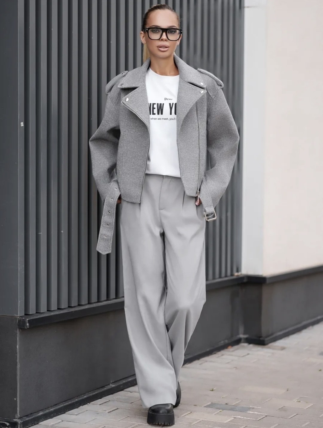 куртка косуха шерстяная из пальтовой ткани,стильная куртка,куртка косуха шерстяная из пальтовой ткани оверсайз ladylin,куртка женская,куртка косуха