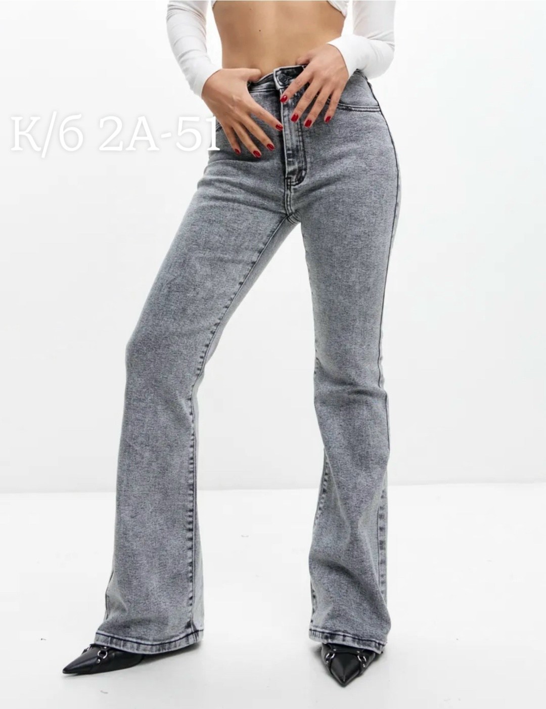 джинсы клеш женские,джинсы-клёш от колена miliner_moda,женские джинсы,джинсы клёш,серые джинсы клеш