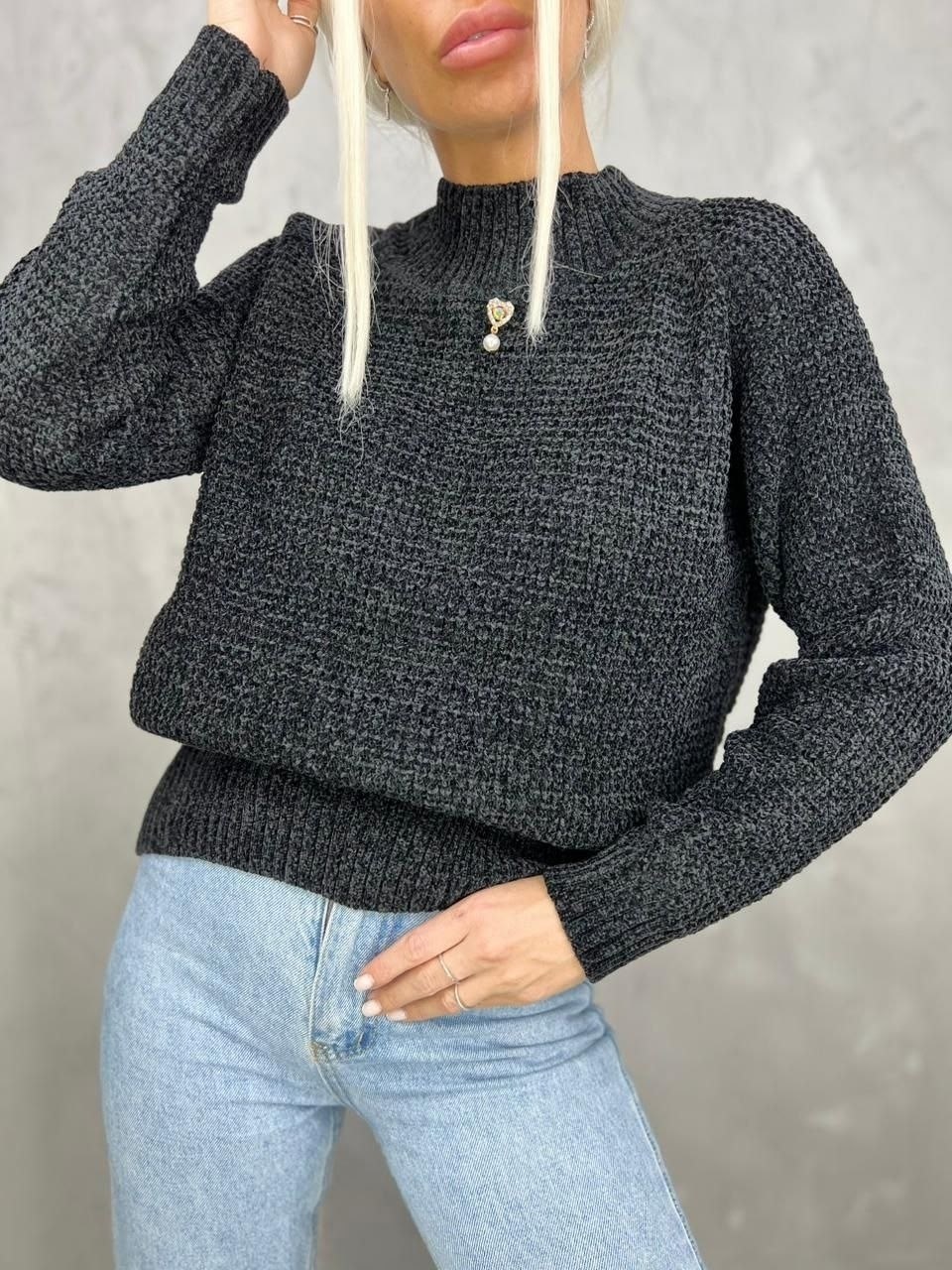 женский свитер,женский свитер вязаный,свитер оверсайз вязаный с горлом,вязаные свитера,свитер