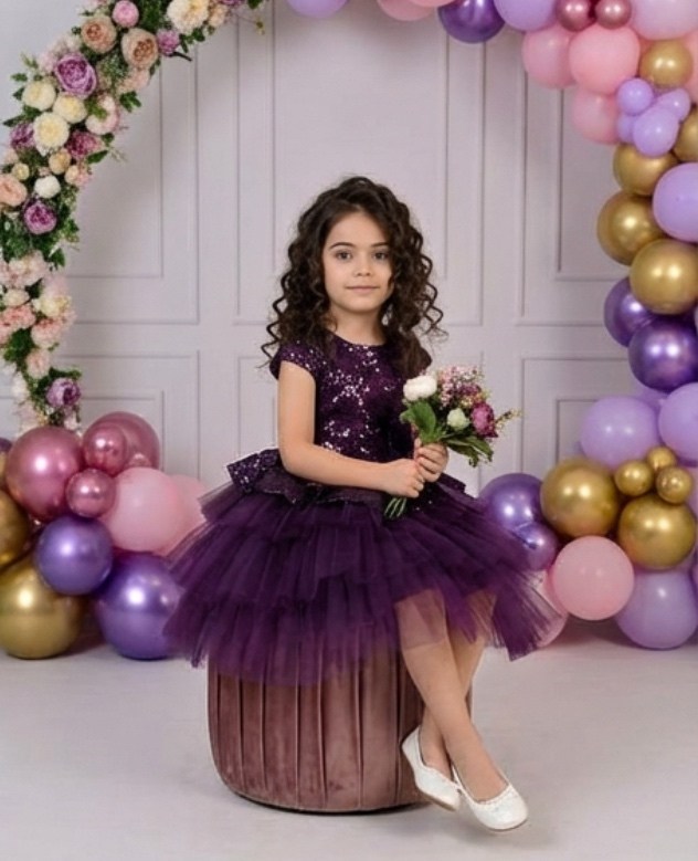 платье фиолетовое,платье для девочек,платье нарядное,платье riccotarz 2221008005 пурпурный 7-8 лет,платье нарядное для девочки