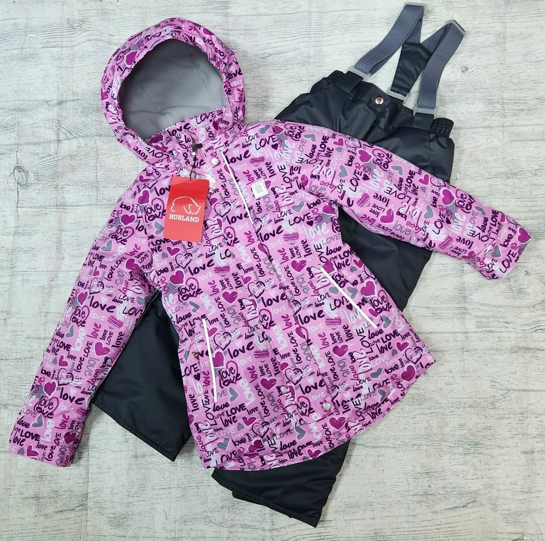 костюм демисезонный для девочки мембранный,комплект демисезонный,комплект верхней одежды rusland,демисезонный костюм,демисезонный костюм для девочки