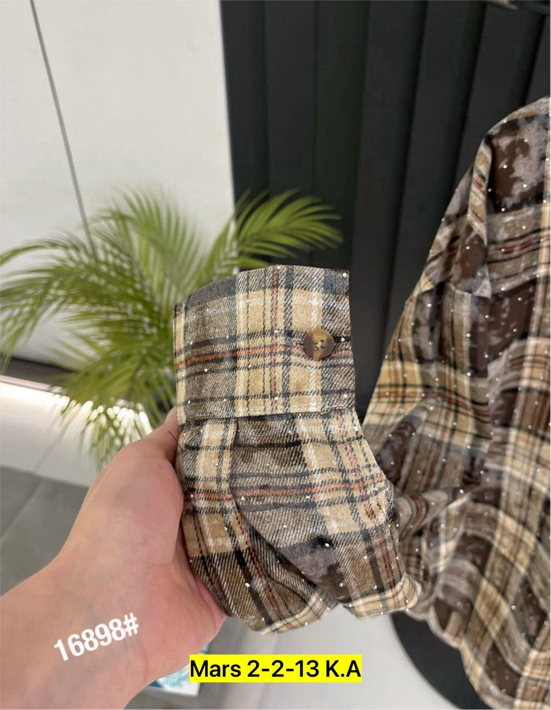 рубашка женская 7007 "клетка № 4",рубашка женская,рубашка в клетку женская,рубашка женская 7007 клетка,клетчатая рубашка женская теплая c&h style