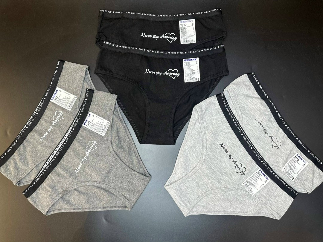 байкар 7932,комплект трусов слипы baykar для девочек,трусы для девочек baykar,комплект трусов слипы baykar,трусы для девочек