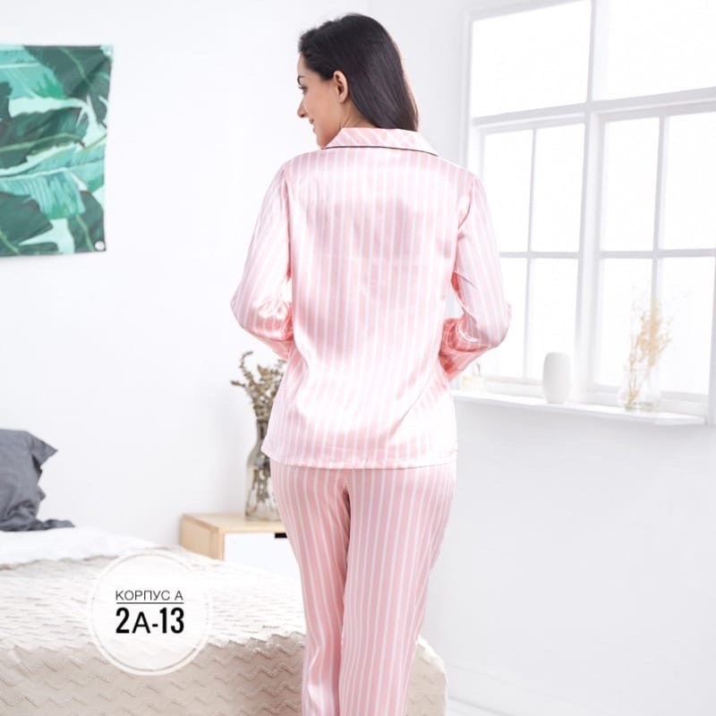 пижама женская сатин,женская пижама,женский пижамный комплект,женская шелковая атласная пижама с длинным рукавом на пуговицах,пижама женская виктория сикрет