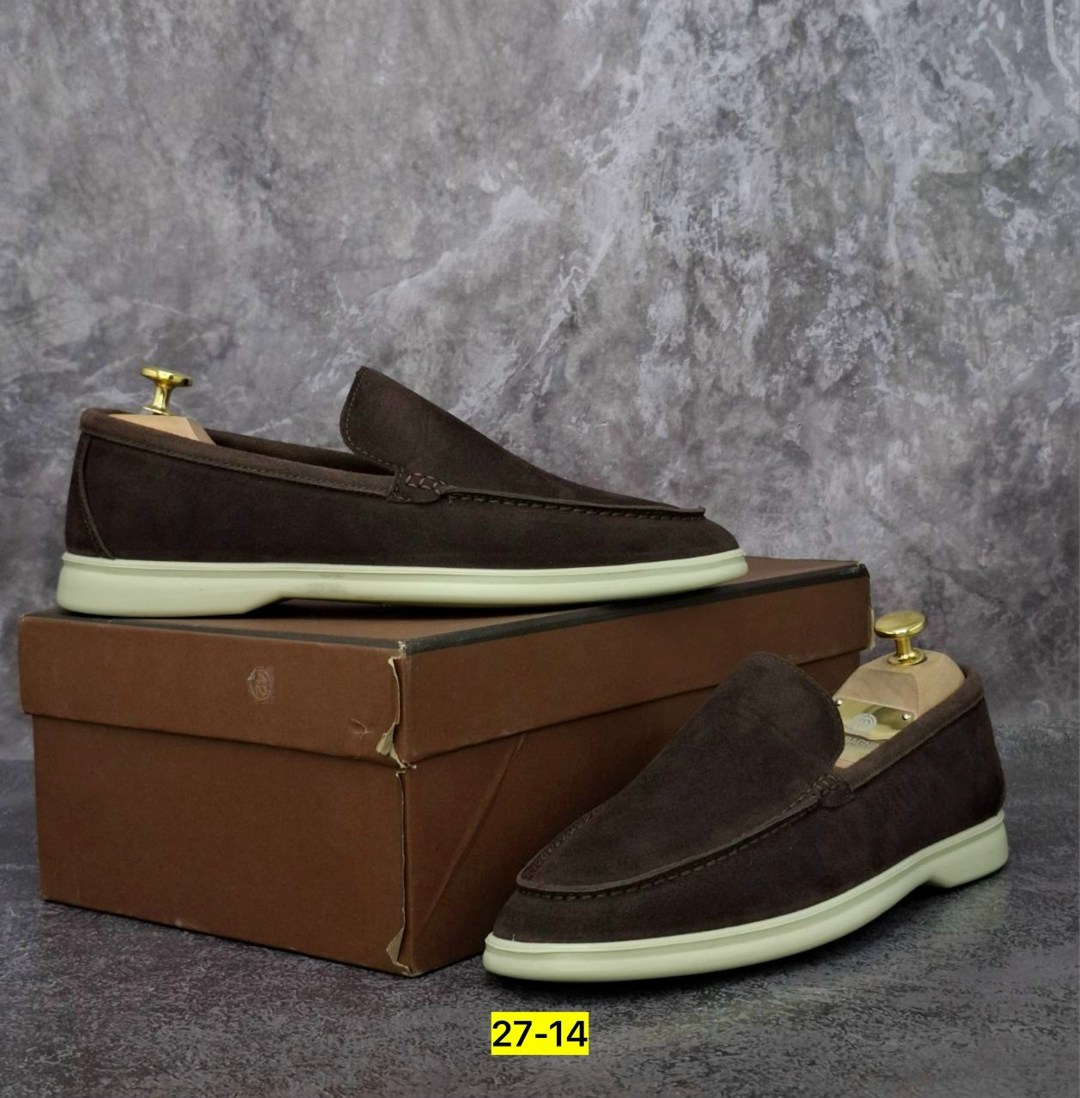 loro piana лоферы мужские,лоферы мужские замшевые,лоферы из натуральной замши loro piana,мокасины loro piana summer walk коричневые,лоферы мужские замша