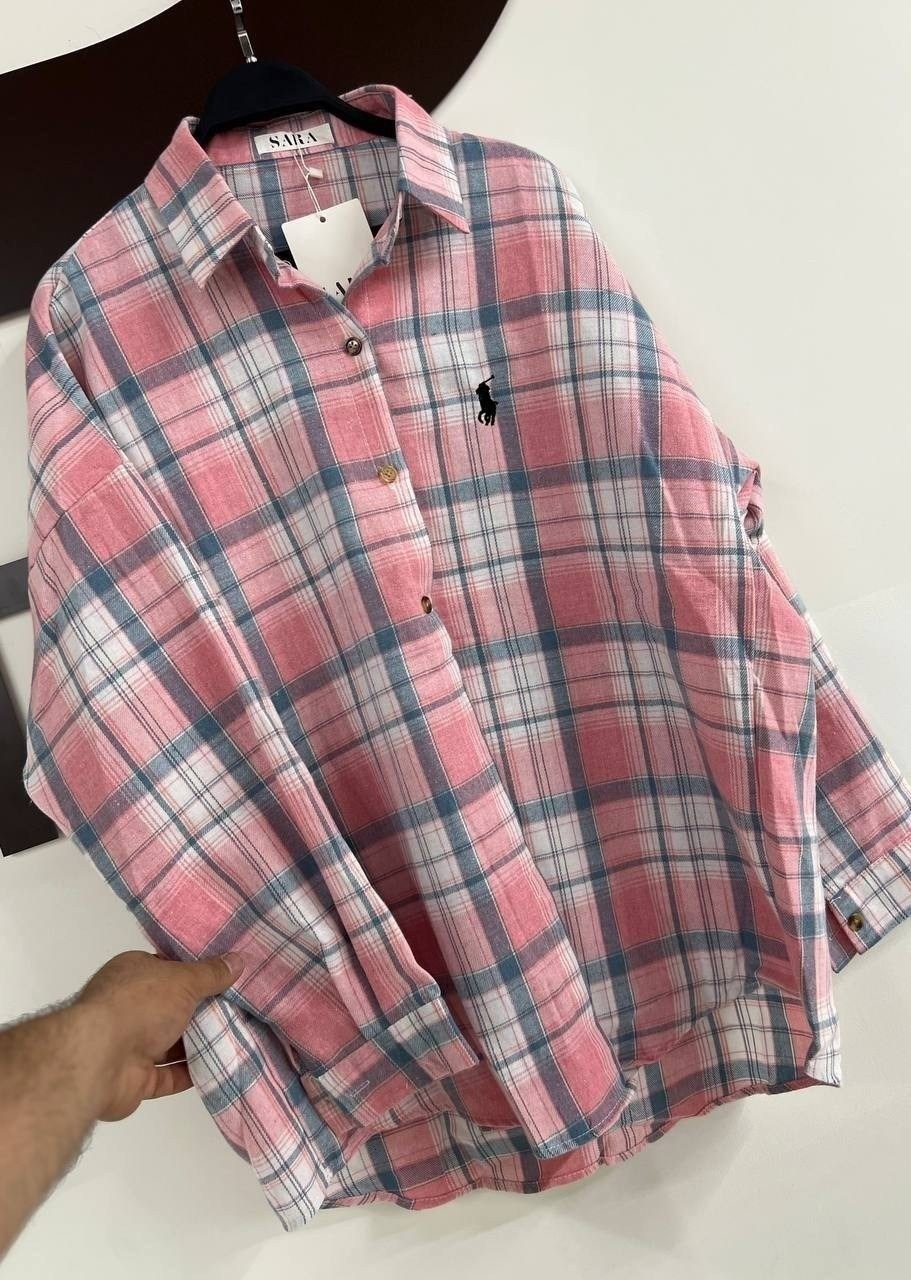 рубашка женская в клетку оверсайз,рубашка женская,рубашка в клетку оверсайз удлиненная zzar,рубашка,рубашка оверсайз в клетку thirteen brand