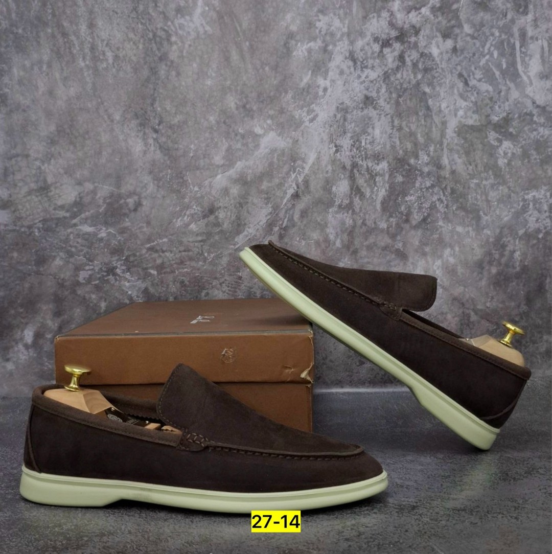 loro piana лоферы мужские,лоферы мужские замшевые,лоферы из натуральной замши loro piana,мокасины loro piana summer walk коричневые,лоферы мужские замша