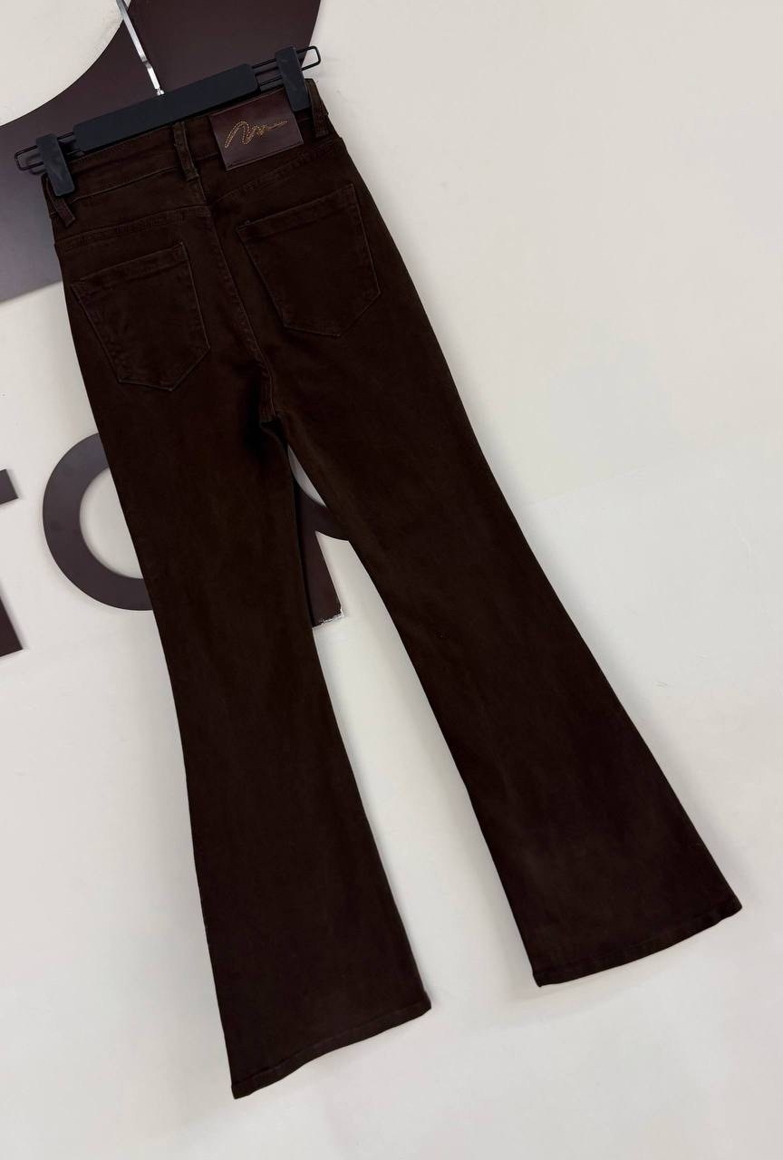коричневые джинсы клеш женские,джинсы клеш женские,расклешенные джинсы,расклешенные брюки,брюки клеш