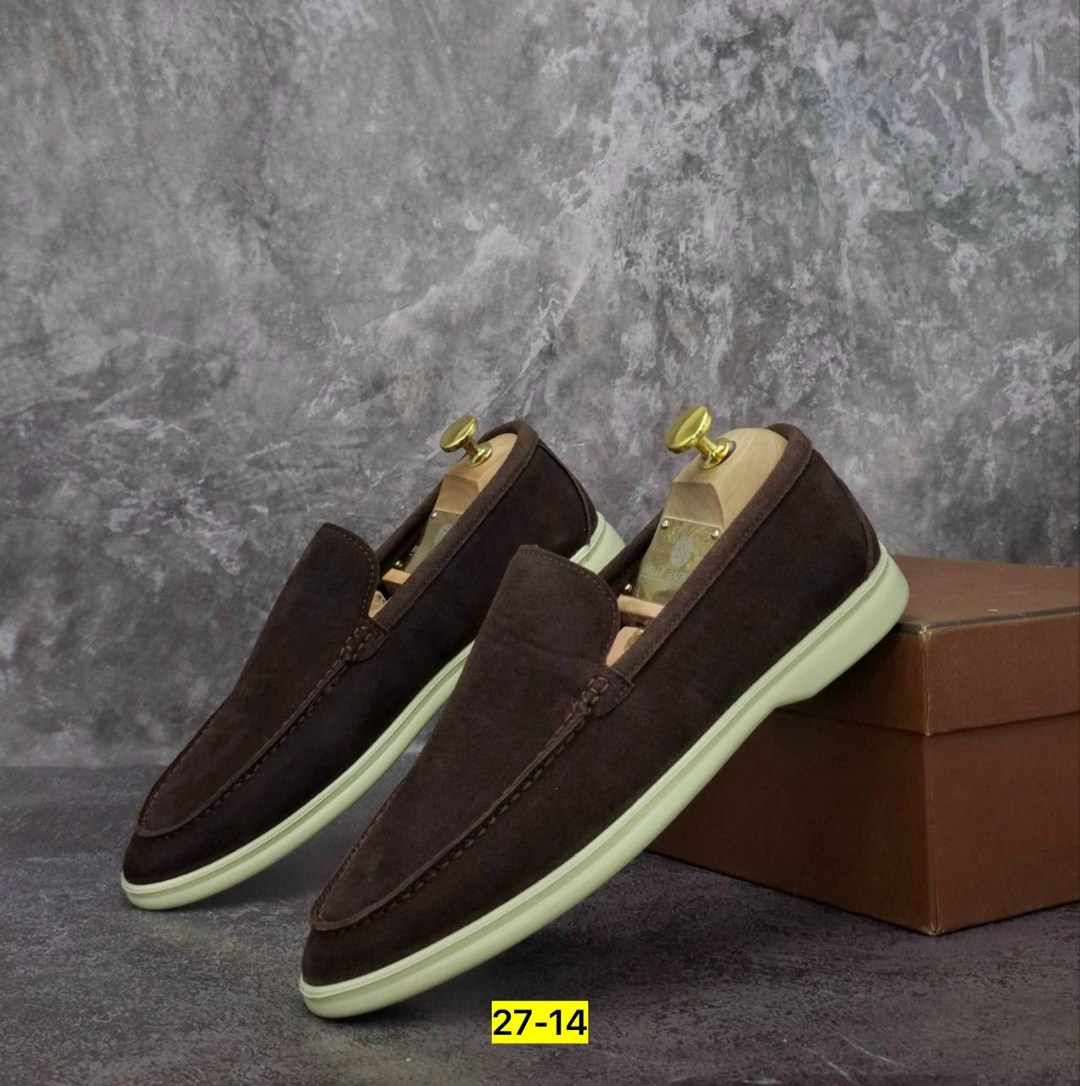 loro piana лоферы мужские,лоферы мужские замшевые,лоферы из натуральной замши loro piana,мокасины loro piana summer walk коричневые,лоферы мужские замша