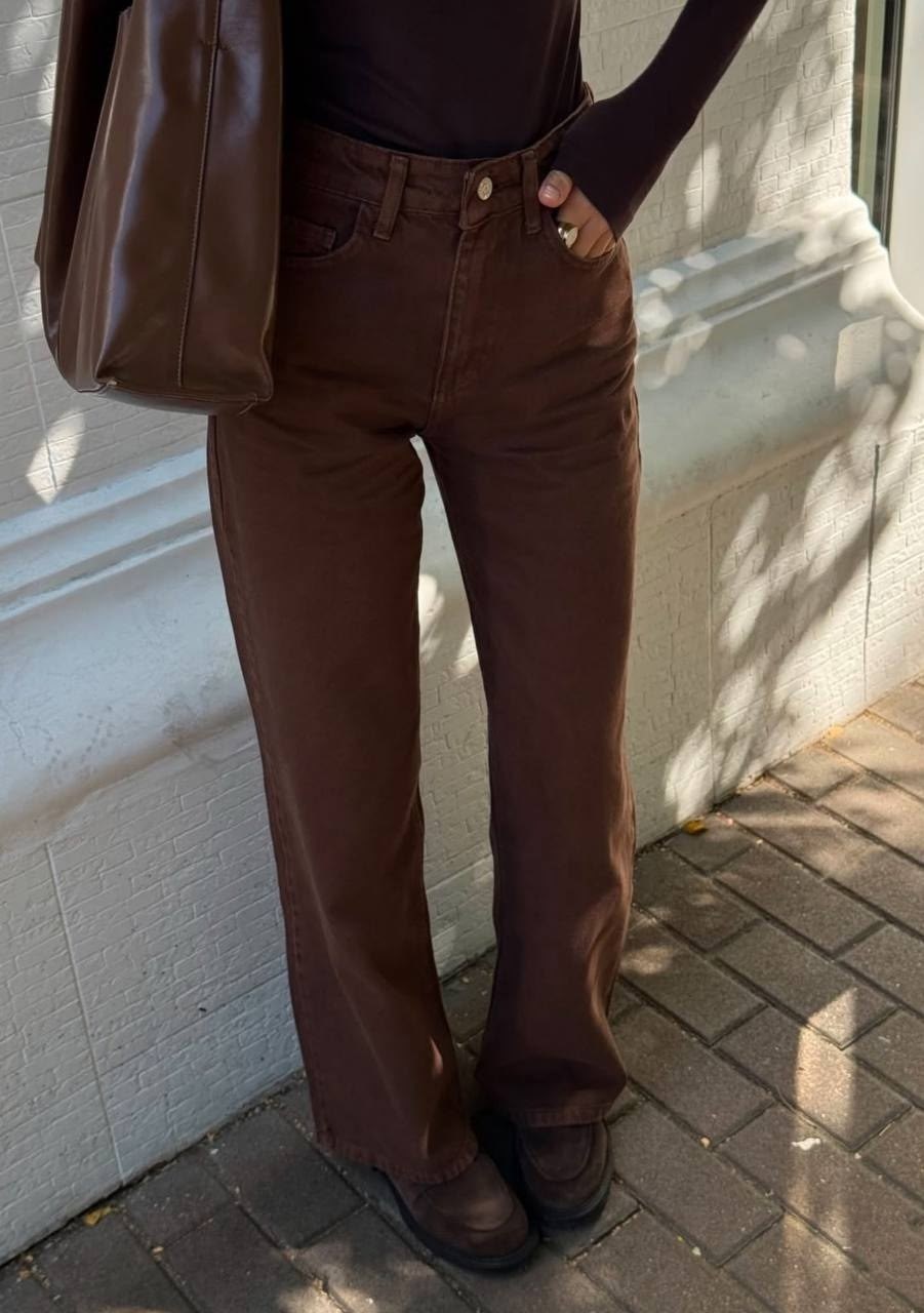 коричневые джинсы женские широкие,женские джинсы коричневые джинсовые расклешенные брюки,коричневые джинсы женские,летние женские коричневые джинсы с высокой талией,женские коричневые джинсы с высокой