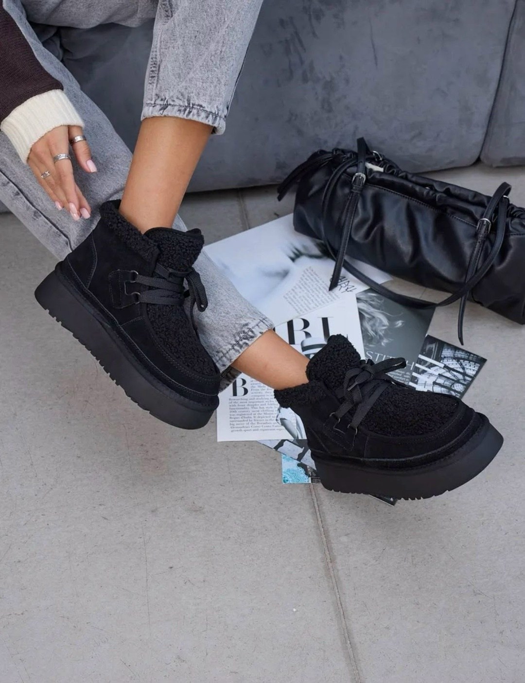 ,женские зимние ботинки,угги зимние на платформе,ботинки женские,угги женские