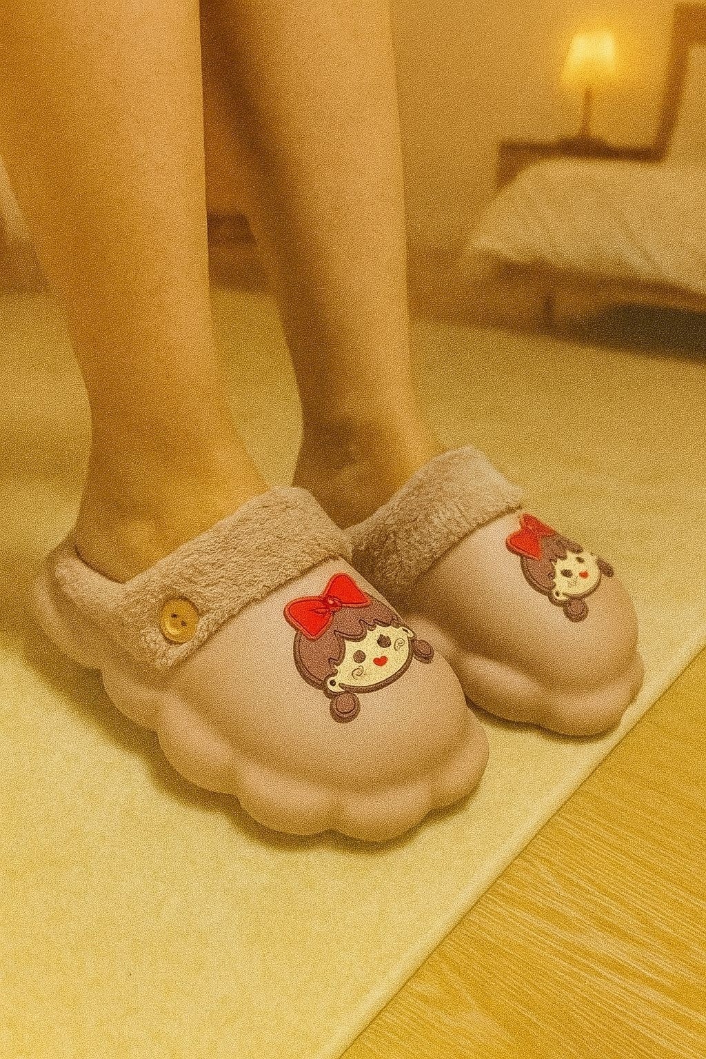 плюшевые тапочки,тапочки домашние,зимние тапочки,милые тапочки,тапочки модные