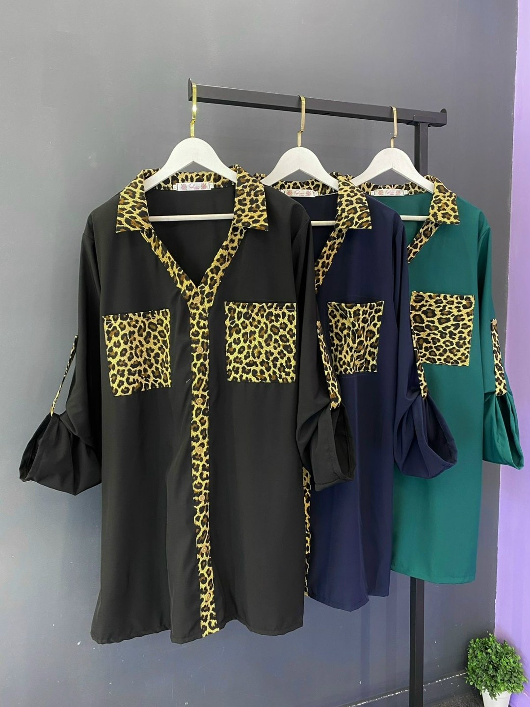 женская шифоновая рубашка с леопардовым принтом,рубашка шифоновая,блузка женская,рубашка женская,блузка туника