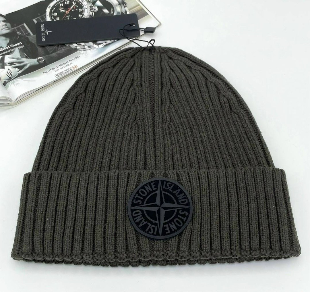 шапка мужская,шапка p.s. 11507 темно-зеленый,шапка бини,шапка мужская зимняя,шапка