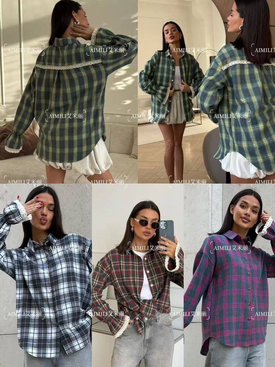 женская рубашка,женская рубашка в клетку,рубашка в клетку женская оверсайз,рубашка в клетку dej 369033302,костюм в клетку с юбкой