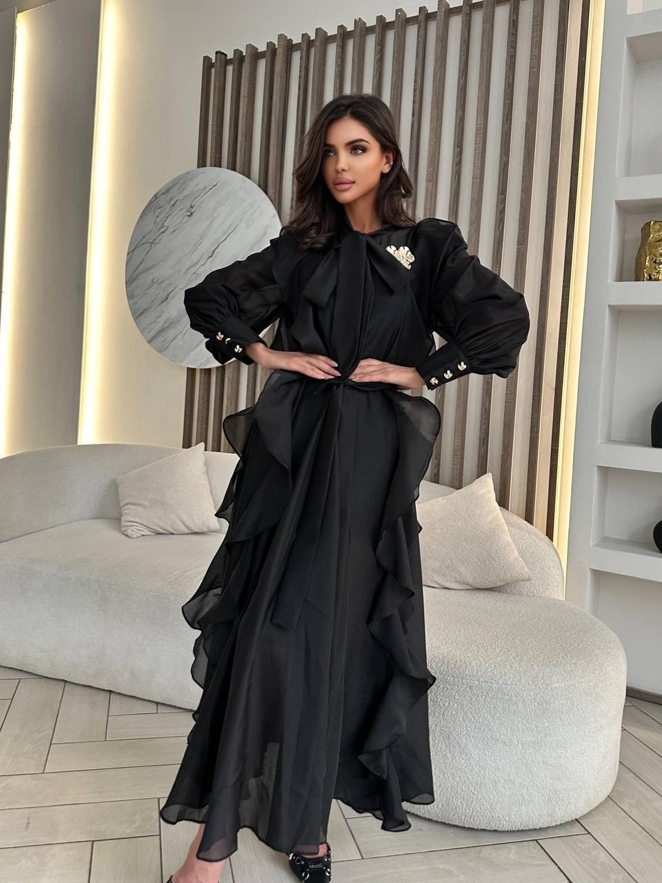 платье стиль,шифоновое платье,платье,стильное платье,платье черное
