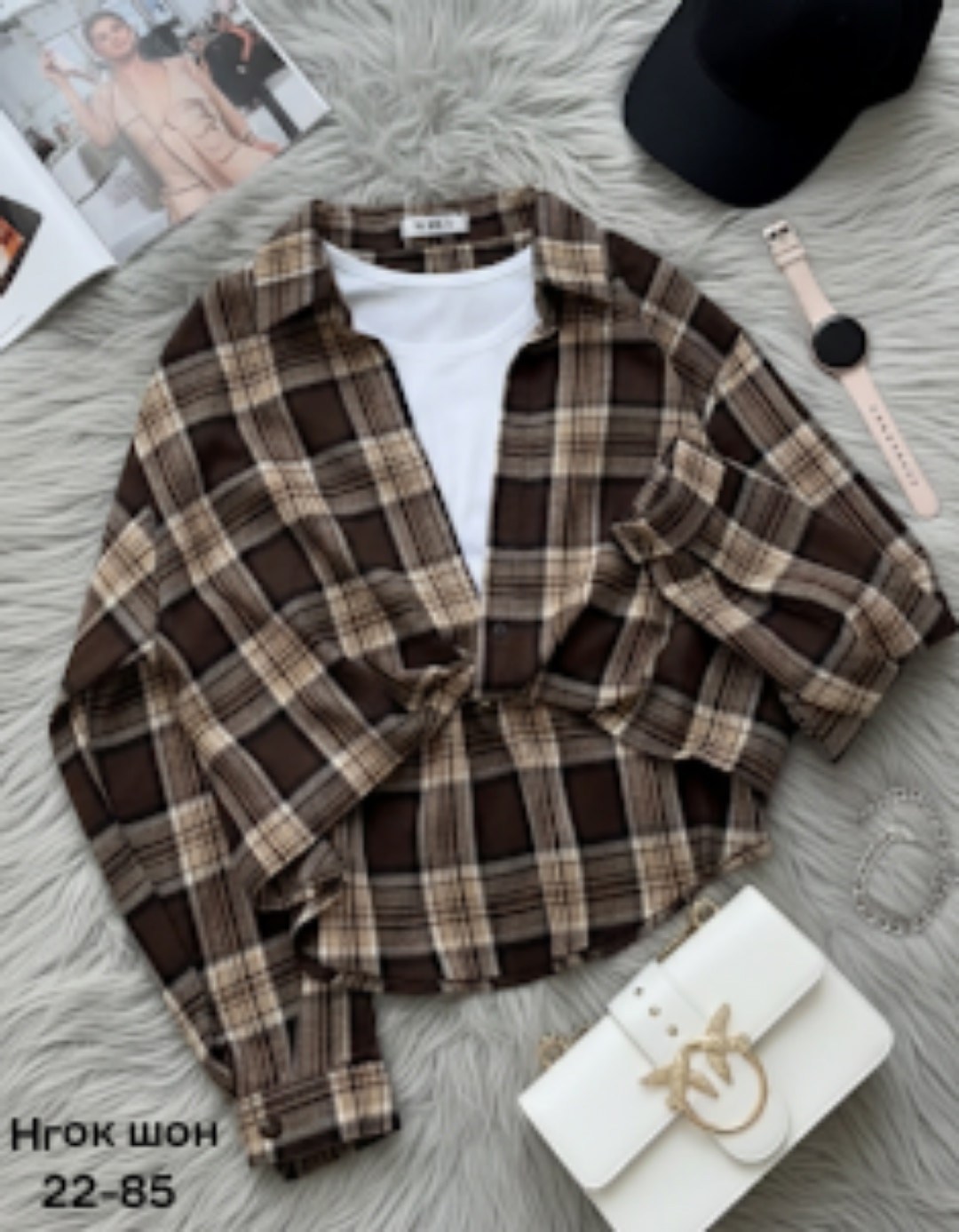 рубашка женская в клетку оверсайз,рубашка в клетку оверсайз удлиненная,рубашка в клетку женская теплая оверсайз без кармана,рубашка коричневая в клетку оверсайз удлинённая bia,женская рубашка в клетку