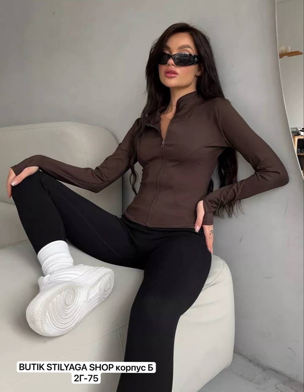 спортивная кофта на молнии обтягивающая sportcraft,спортивная кофта женская на молнии,спортивная кофта на молнии обтягивающая sportcraft цвет коричневый,спортивная кофта на молнии обтягивающая,спортив