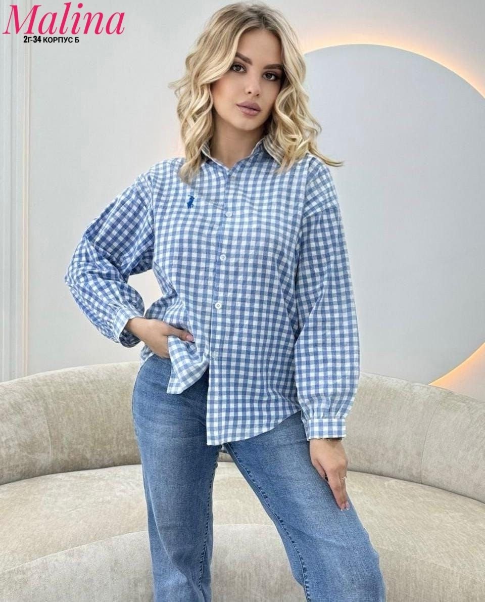 рубашка летняя оверсайз в клетку хлопок,рубашка женская,рубашка в клетку женская,клетчатая рубашка женская,рубашка оверсайз в клетку