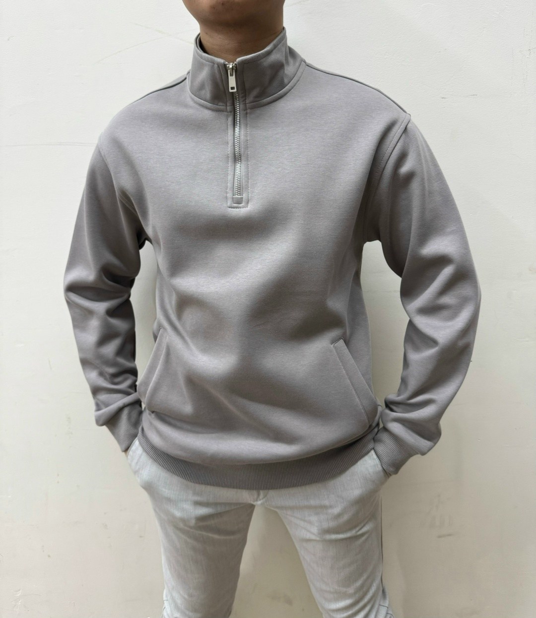 толстовка с воротником на молнии marco di radi,мужская толстовка,мужские свитшоты,мужская кофта,толстовка