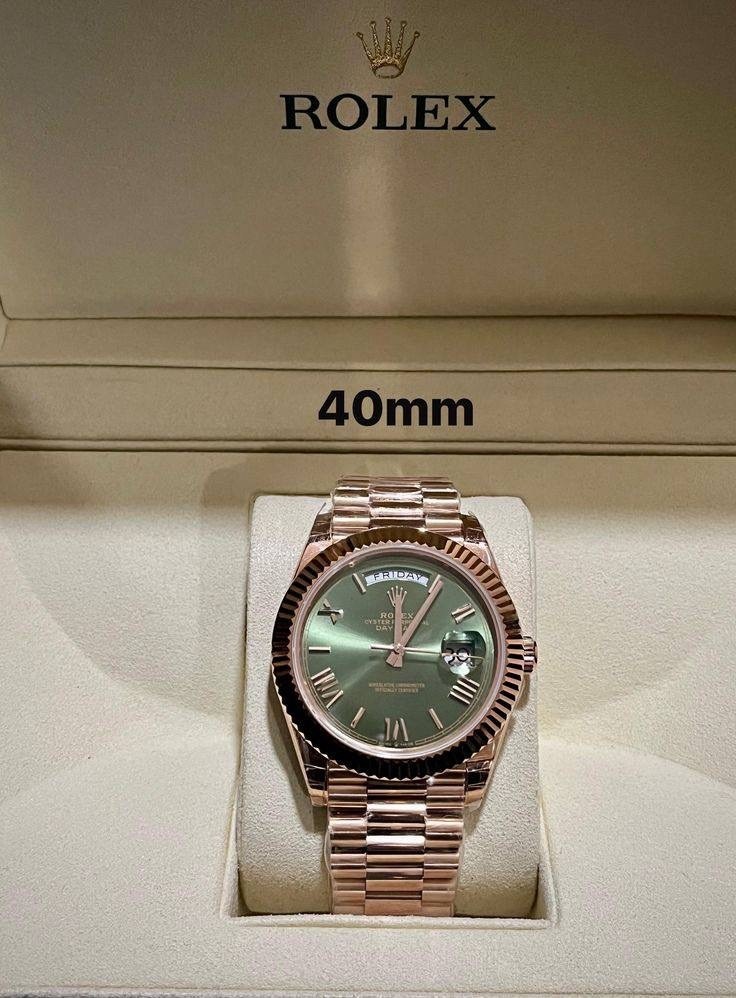 rolex day date 40,rolex day,rolex oyster,rolex day date,rolex day date rose gold olive dial