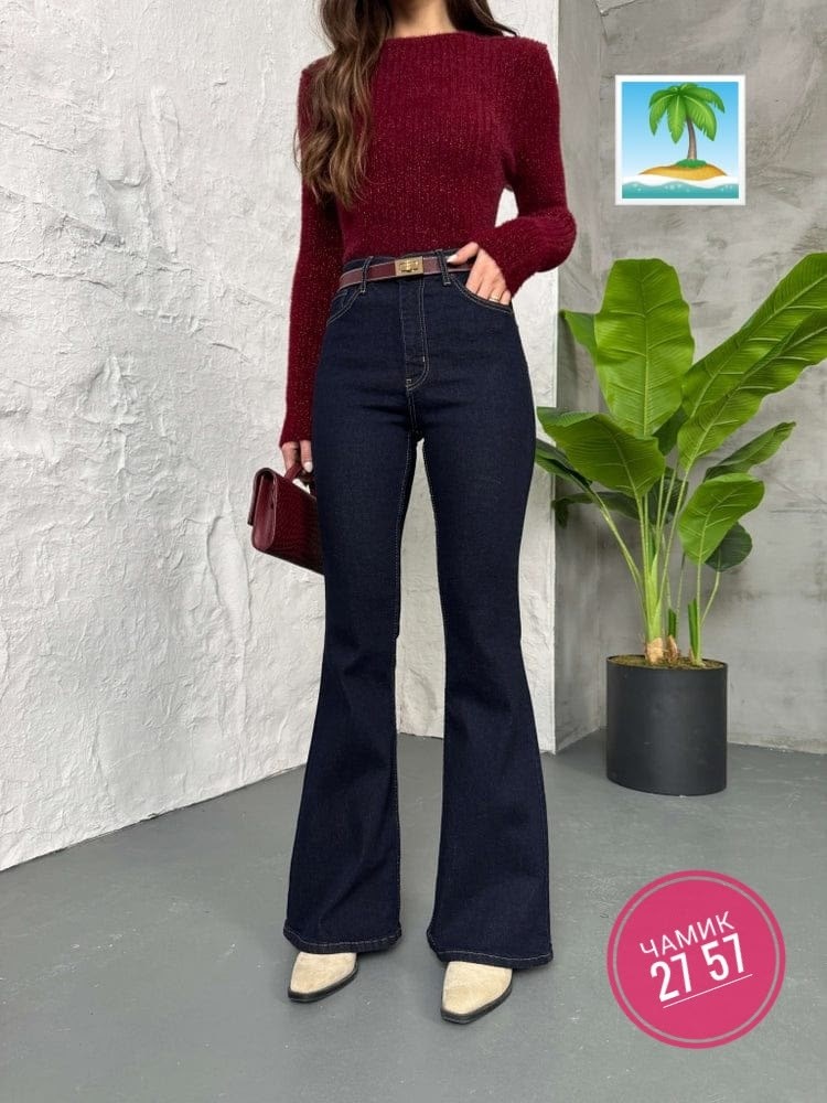 женские джинсы клеш,джинсы клеш женские с высокой посадкой,джинсы клеш,джинсы женские,джинсы клеш от колена с высокой посадкой на рост 180+ ella woman