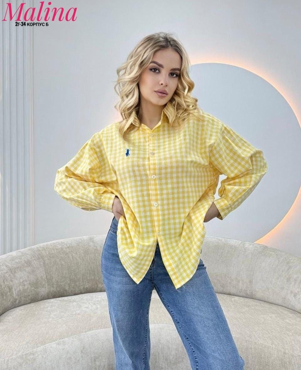 рубашка летняя оверсайз в клетку хлопок,рубашка женская,рубашка в клетку женская,клетчатая рубашка женская,рубашка оверсайз в клетку