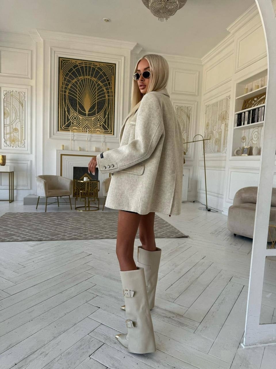 стильное пальто,пальто пиджак,пальто женские,твидовый пиджак белый