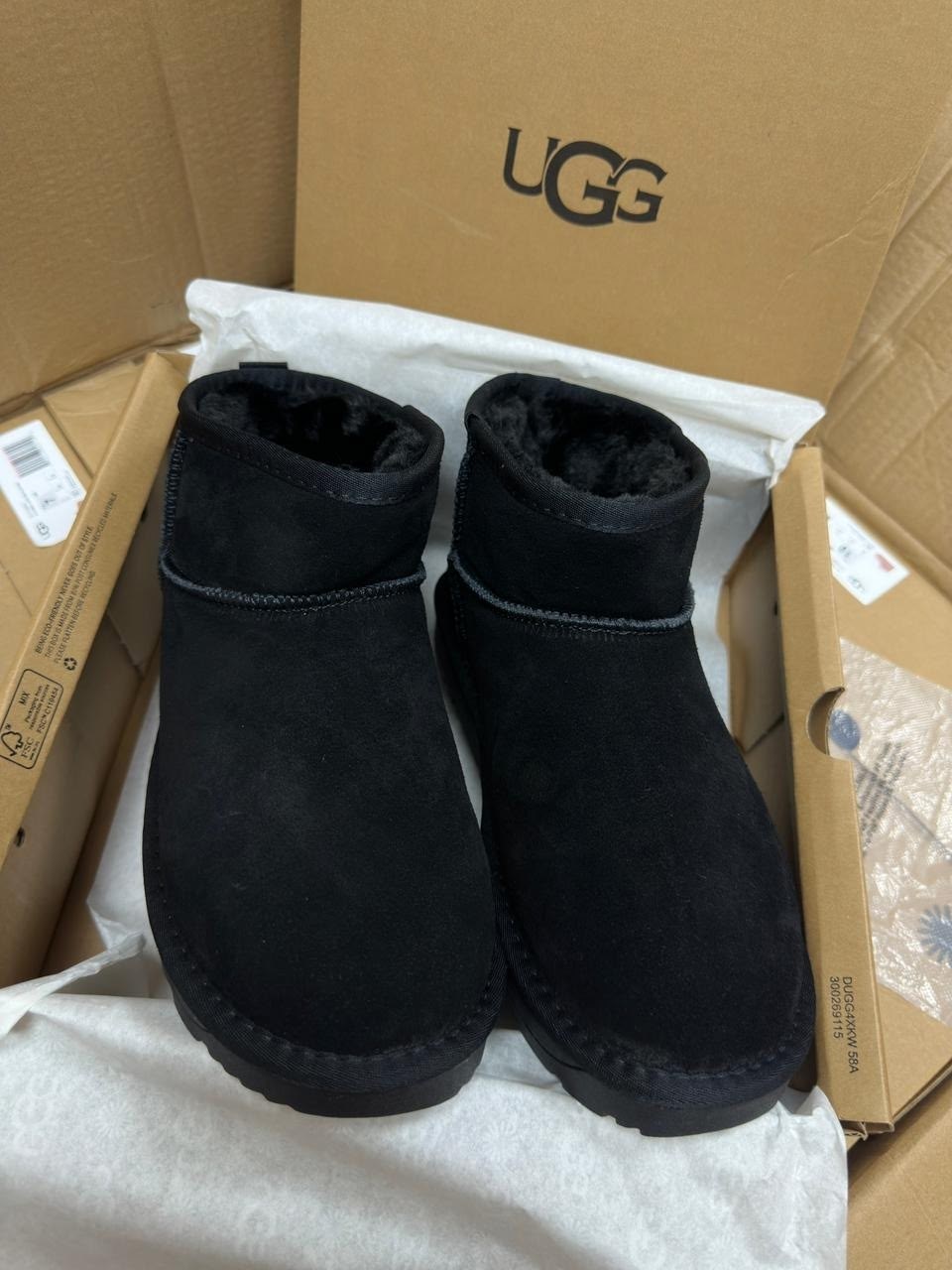 мужские угги ugg classic mini зимние черные,,мужские угги,угги ugg,угги