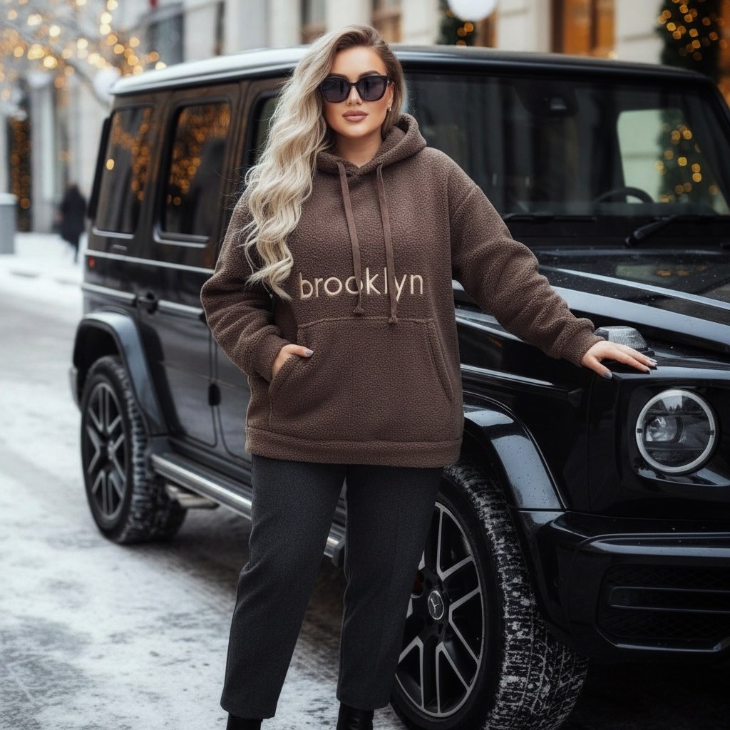 плюшевая толстовка женская,женская толстовка с капюшоном,плюшевая кофта женская коричневая,толстовка теплая,толстовка с капюшоном