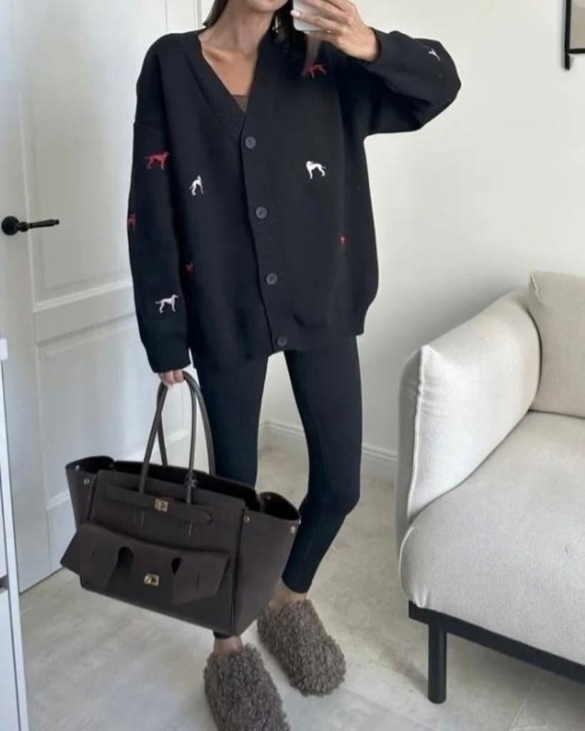 кардиган оверсайз с трендовой вышивкой,кардиган женский оверсайз с трендовой вышивкой,кардиган оверсайз тёплый,кардиган оверсайз с трендовой вышивкой розовый,женский вязаный кардиган