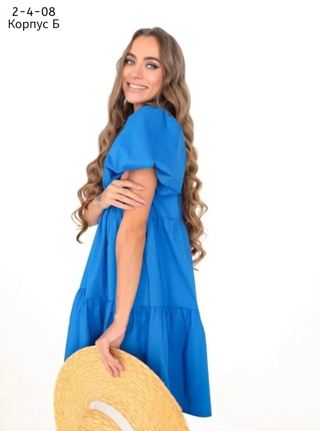 летнее женское платье,платье 423-012 голубой mali,платье mali 423-012 голубой размер 46-56,платье, платья