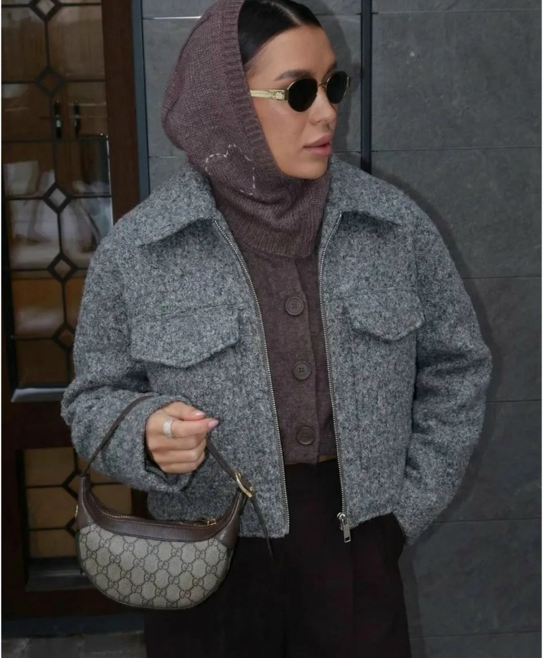 модный стиль,бомбер утепленный куртка оверсайз весна шерстяной deavia,куртка бомбер оверсайз aizashop,бомбер утепленный куртка оверсайз весна шерстяной deavia цвет серый,серый бомбер