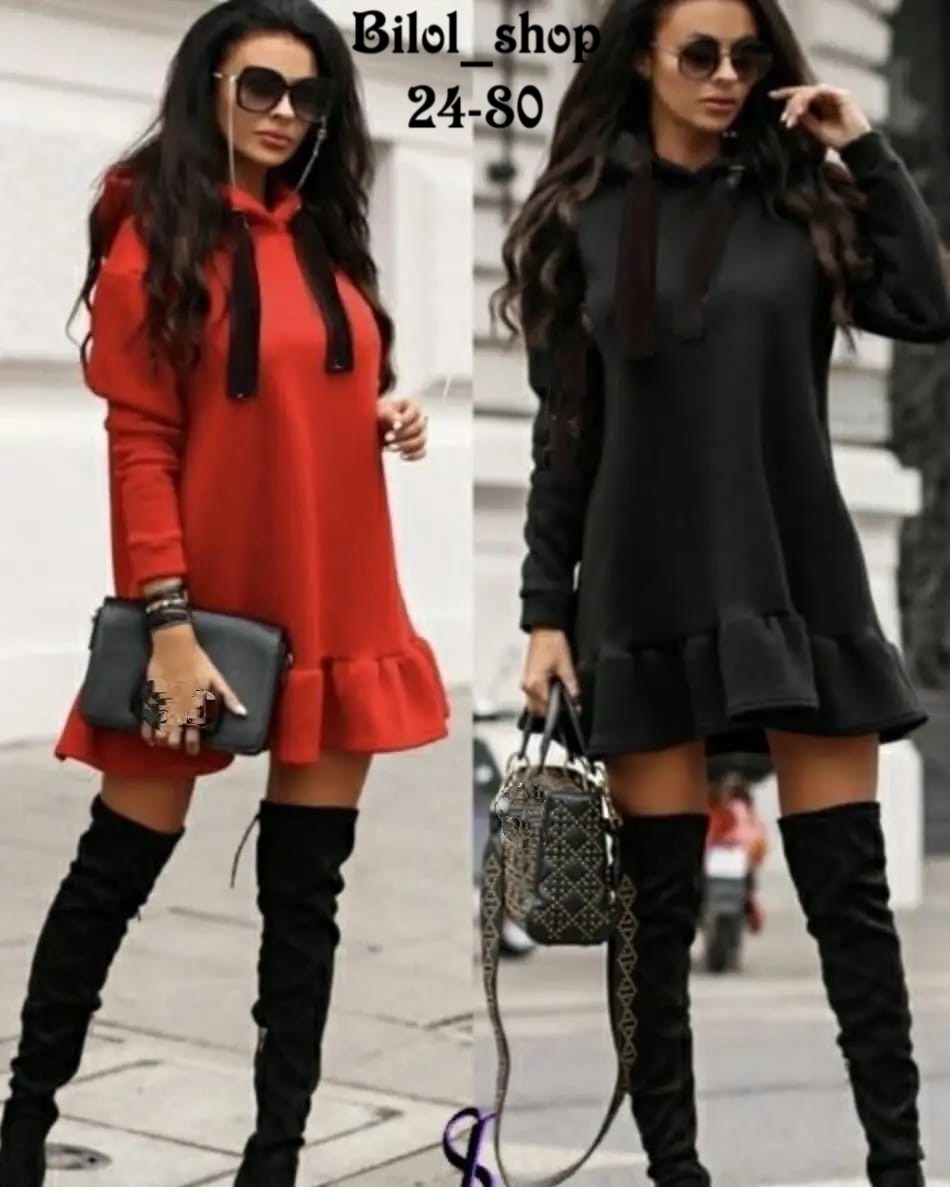 платье теплое короткое,женское платье,широкое платье,женское платье теплое,платье черное