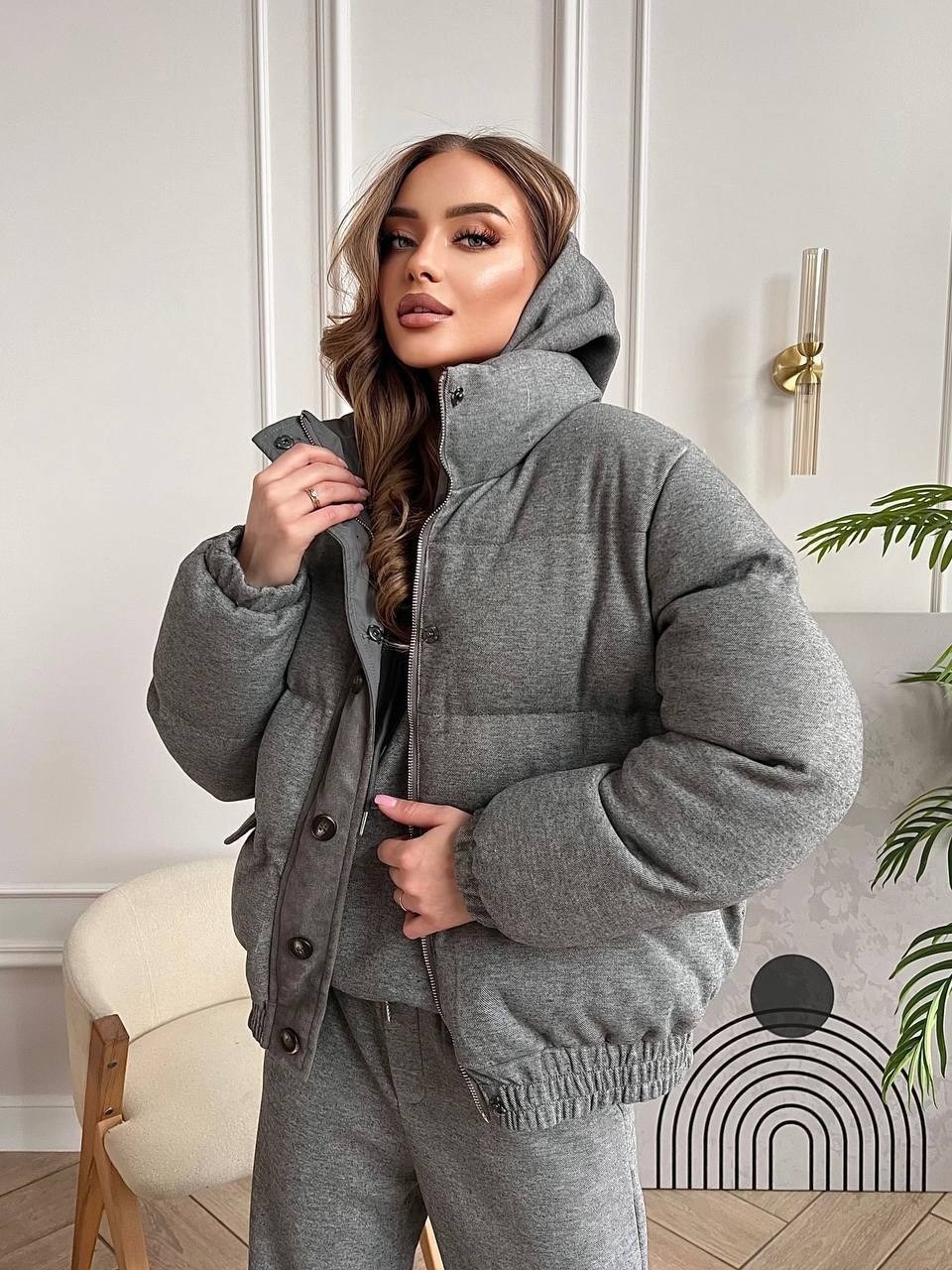 женский серый костюм тройка miu miu premium,серый костюм тройка женский,трендовый костюм тройка с курткой,куртка,женская куртка