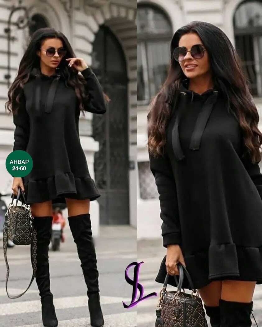 платье теплое короткое,широкое платье,женское платье,платье на флисе,женское платье теплое