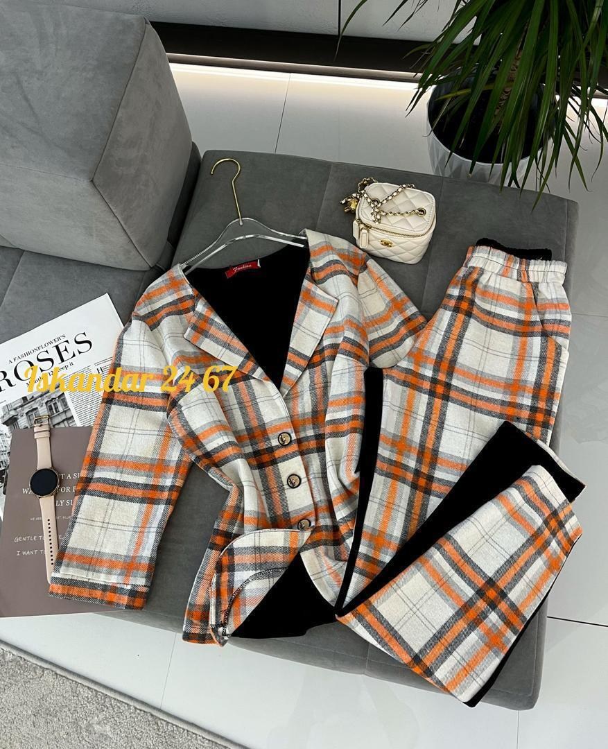 костюм двойка кашемир,костюм в клетку,женский костюм тройка,костюм женский,костюм брючный в клетку