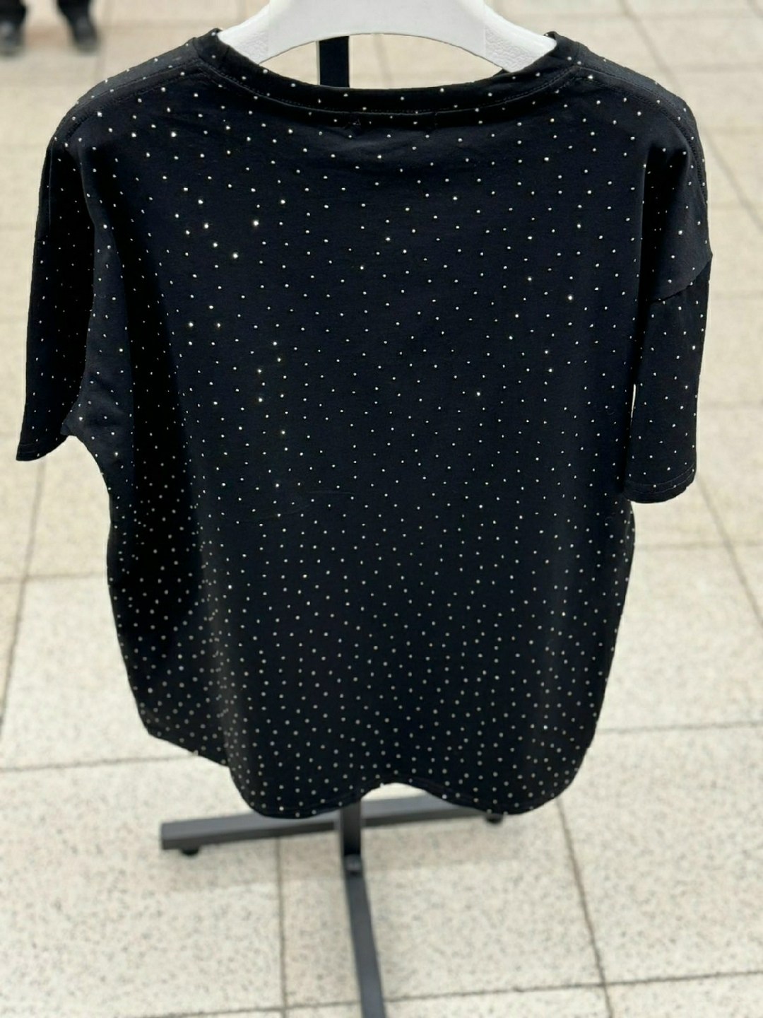 футболка оверсайз женская со стразами,женская футболка,футболка оверсайз со стразами удлиненная нарядная got u,футболка с стразами,футболка белая женская