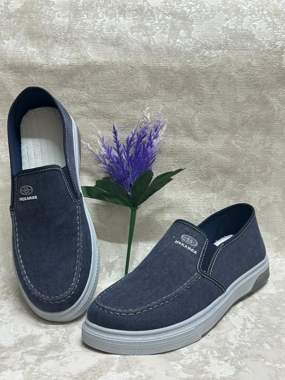 ,парусиновая ,мужская летняя ,слипоны мужские, мужская