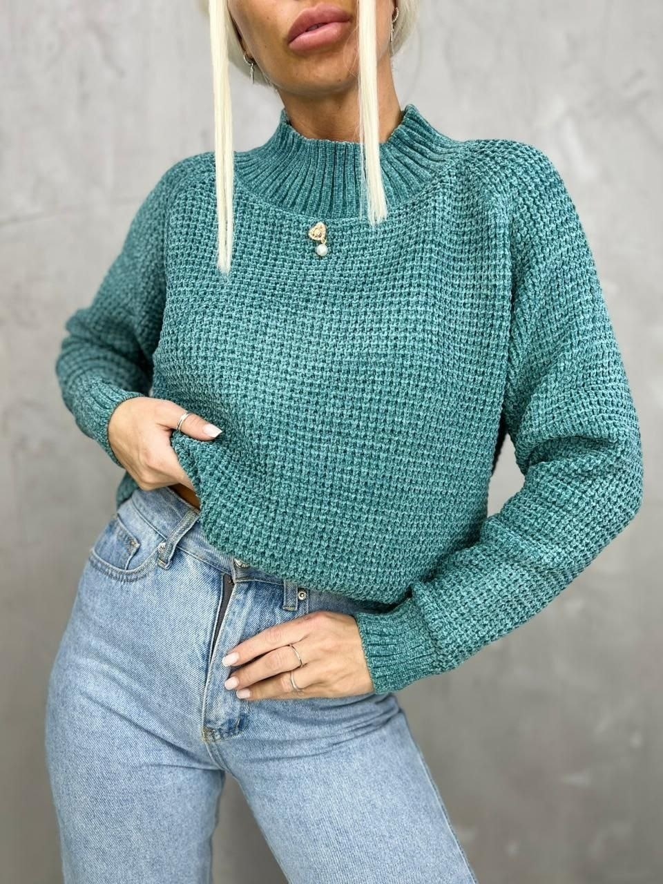 женский свитер,женский свитер вязаный,свитер оверсайз вязаный с горлом,вязаные свитера,свитер