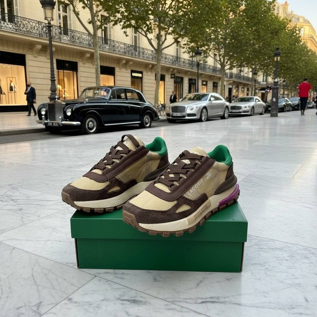 lacoste low-top casual shoes women's light brown green,кроссовки lacoste elite active,кроссовки lacoste,женские кроссовки lacoste elite active 224 2 sfa,