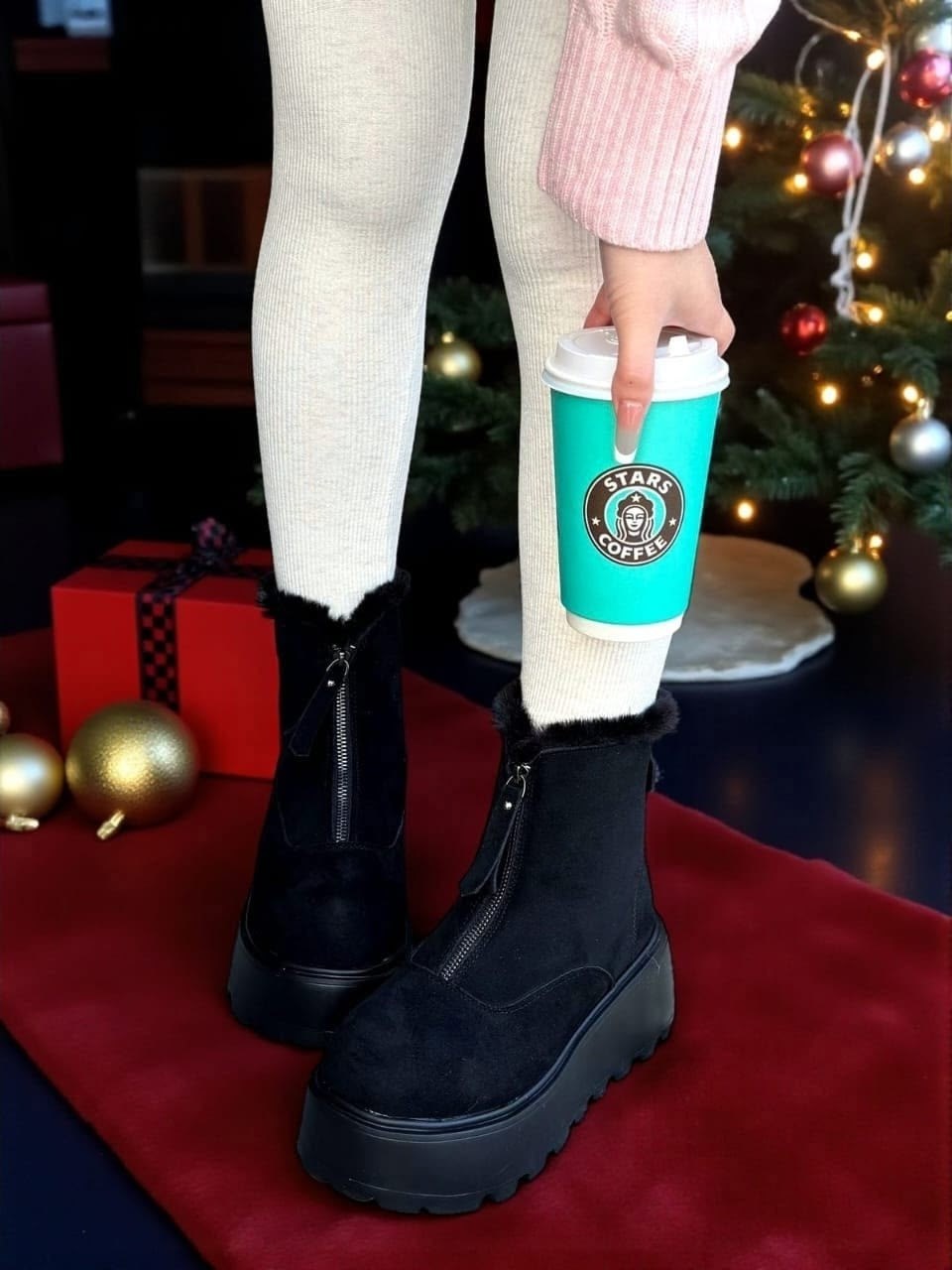 зимние женские ботинки на платформе с молнией и толстой подошвой, женская зимняя,ботинки зимние замшевые натуральные на платформе,ботинки зимние замшевые натуральные,