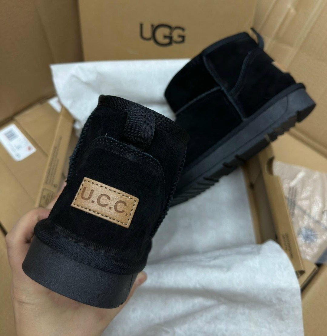 мужские угги ugg classic mini зимние черные,,мужские угги,угги ugg,угги