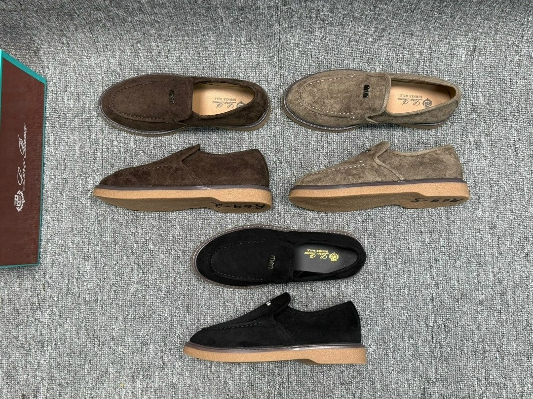 лоферы мужские loro piana,,лоферы loro piana,лоферы мужские замшевые лоро пиано a100005 black premium,лоферы мужские замшевые