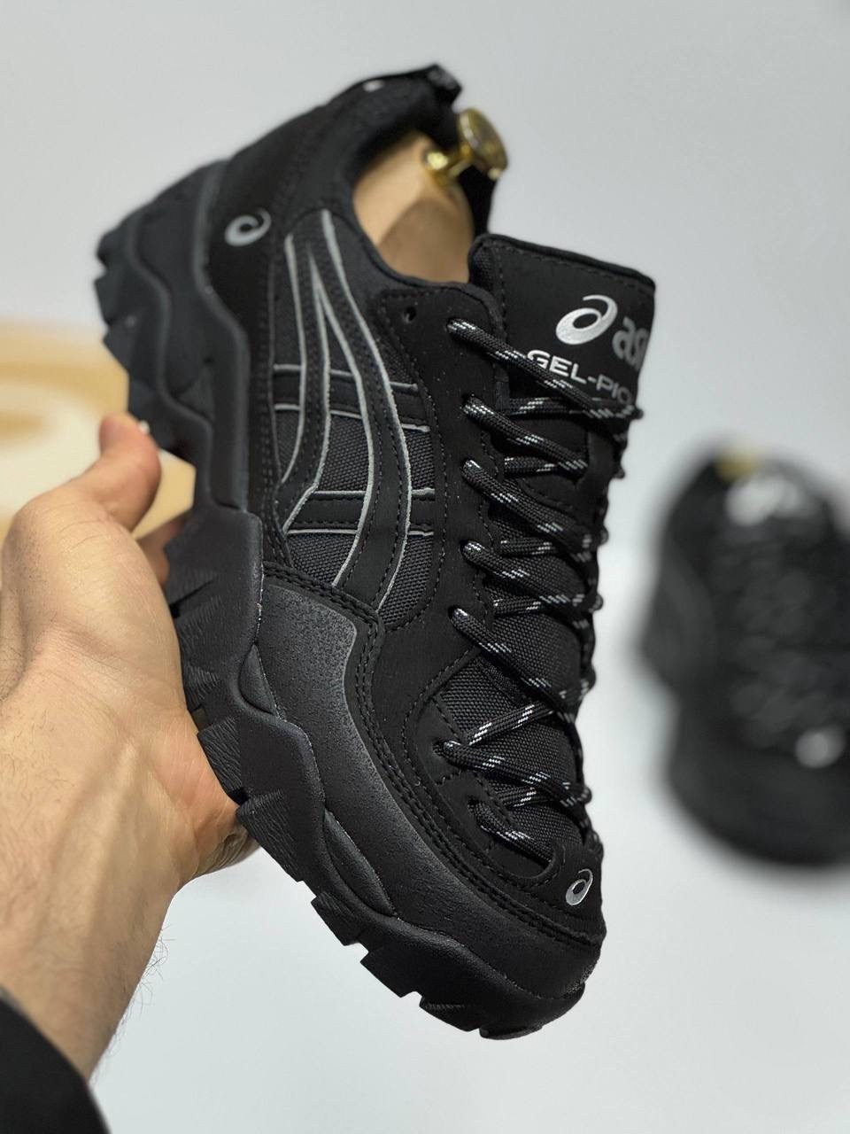 кроссовки-gel-pickax asics,мужские кроссовки asics,кроссовки мужские asics 1201a265-001 черные,asics gel-pickax "black" кроссовки,кроссовки asics gel