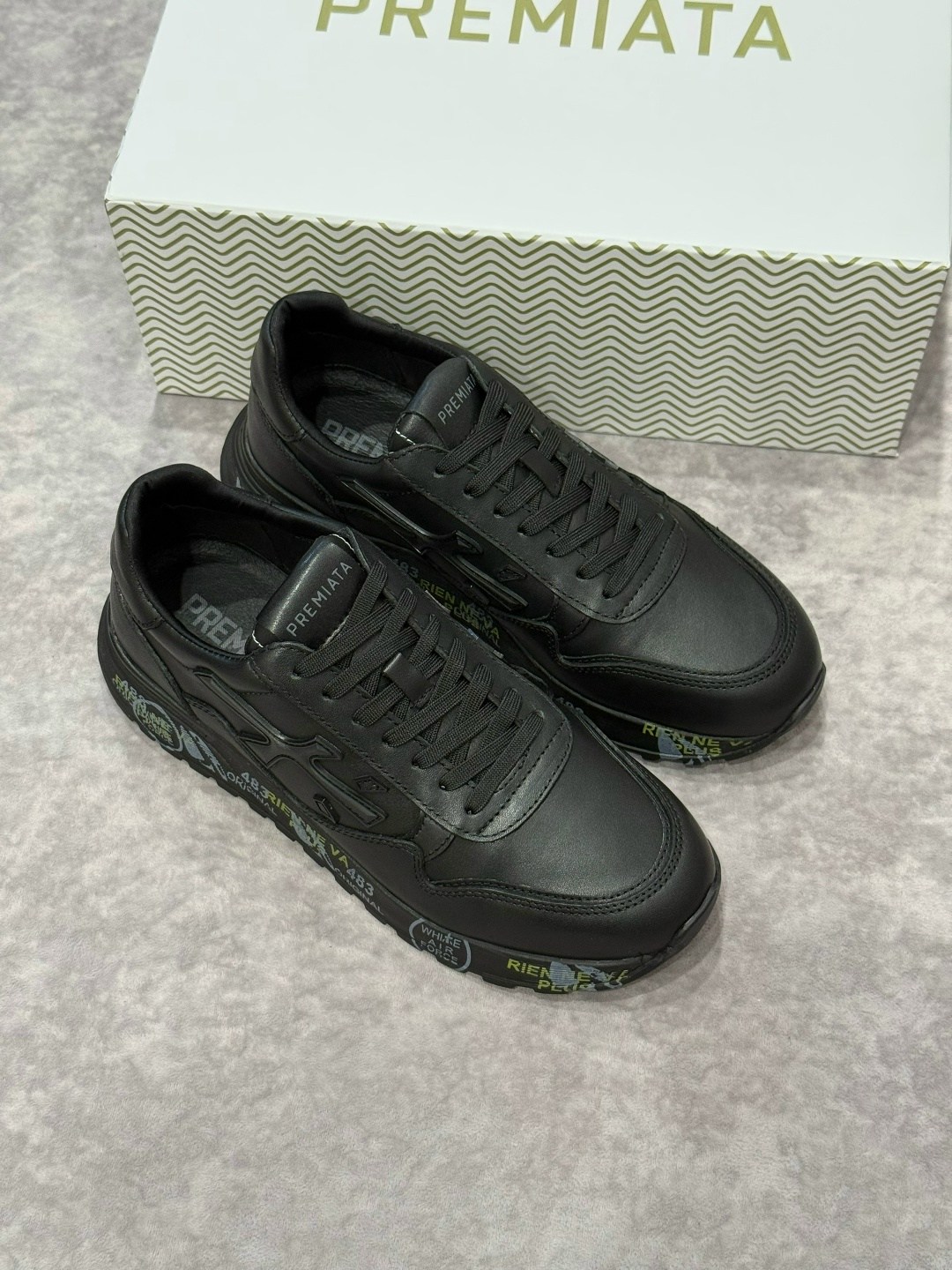 кроссовки мужские premiata,кожаные кроссовки mick premiata,кроссовки premiata,кроссовки премиата мик,кроссовки premiata кожаные черные