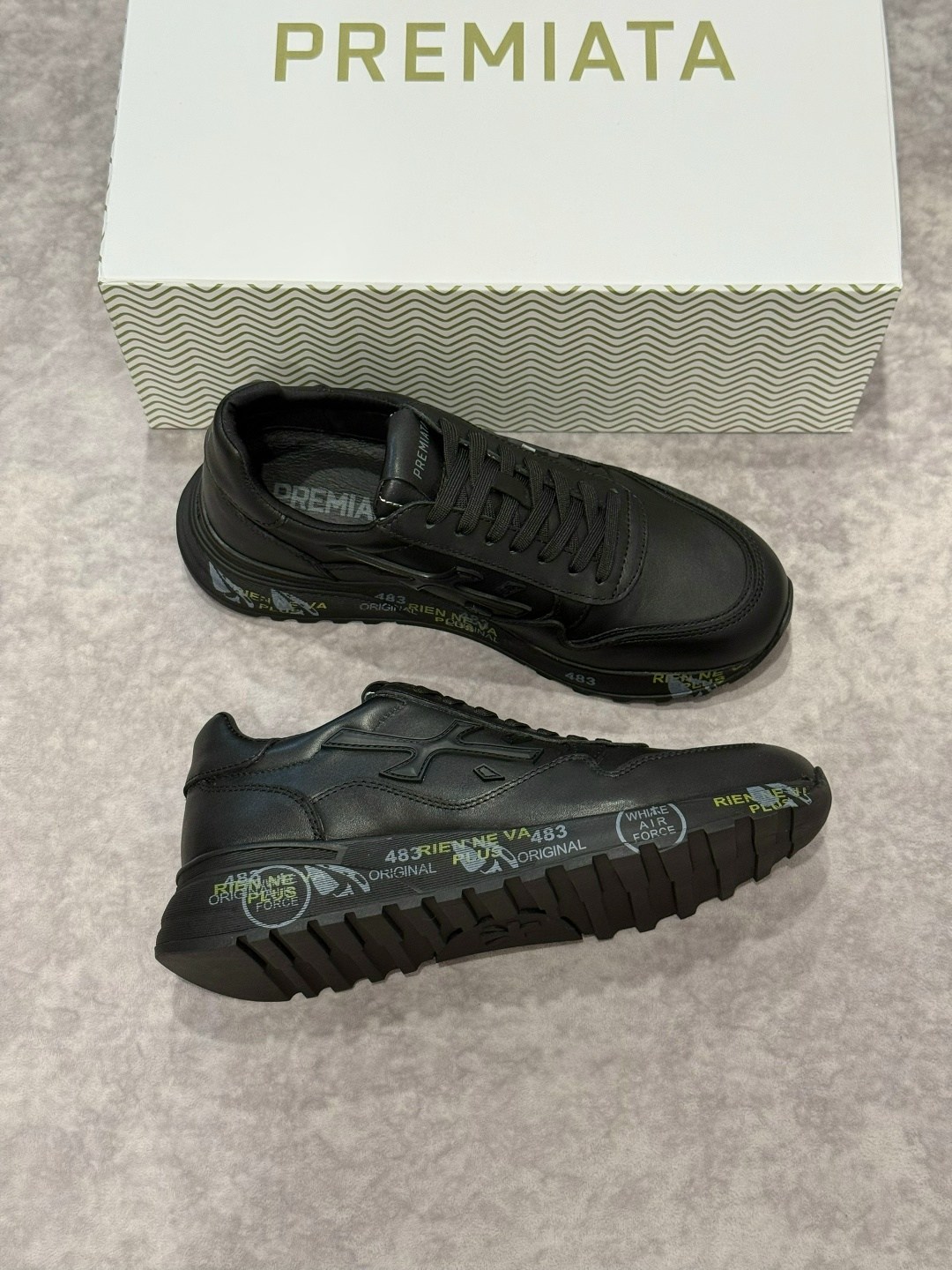 кроссовки мужские premiata,кожаные кроссовки mick premiata,кроссовки premiata,кроссовки премиата мик,кроссовки premiata кожаные черные