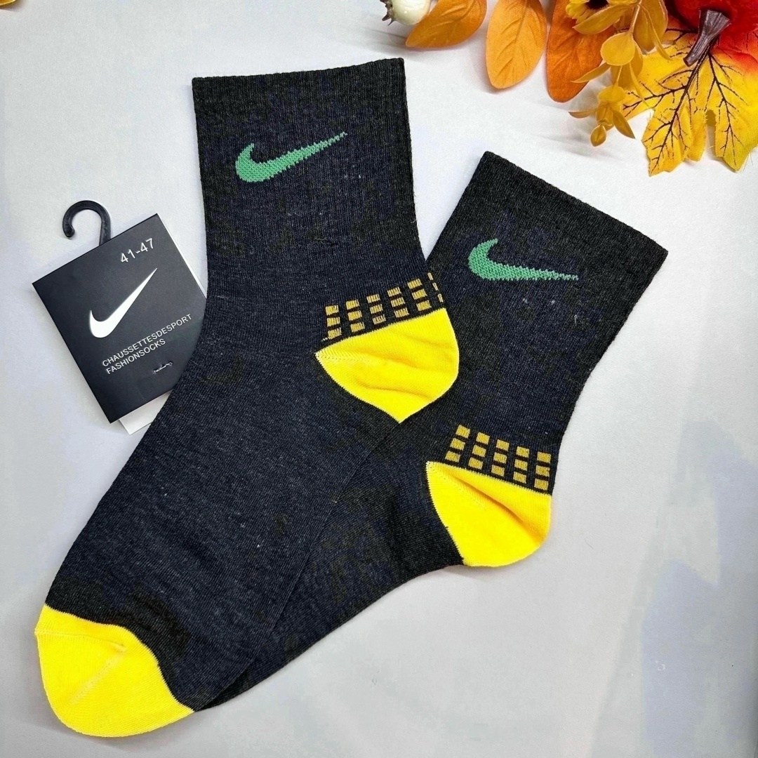 комплект носков мужских nike nop2_5 разноцветных 41-47,носки мужские спортивные,носки мужские 10 пар,носки мужские,носки найк 41-47