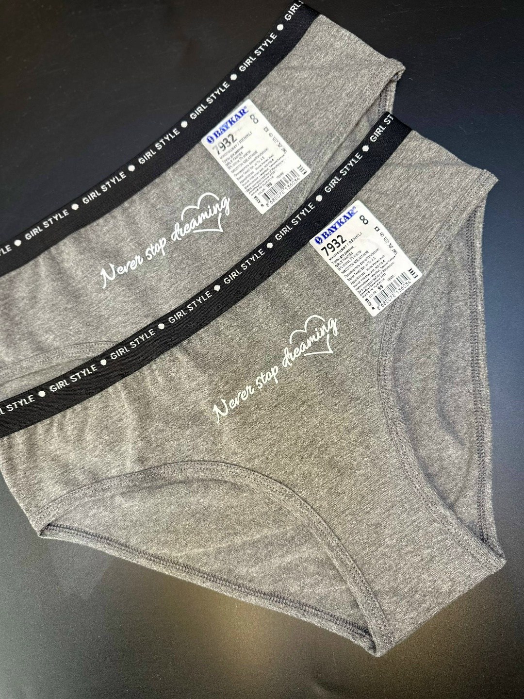 байкар 7932,комплект трусов слипы baykar для девочек,трусы для девочек baykar,комплект трусов слипы baykar,трусы для девочек