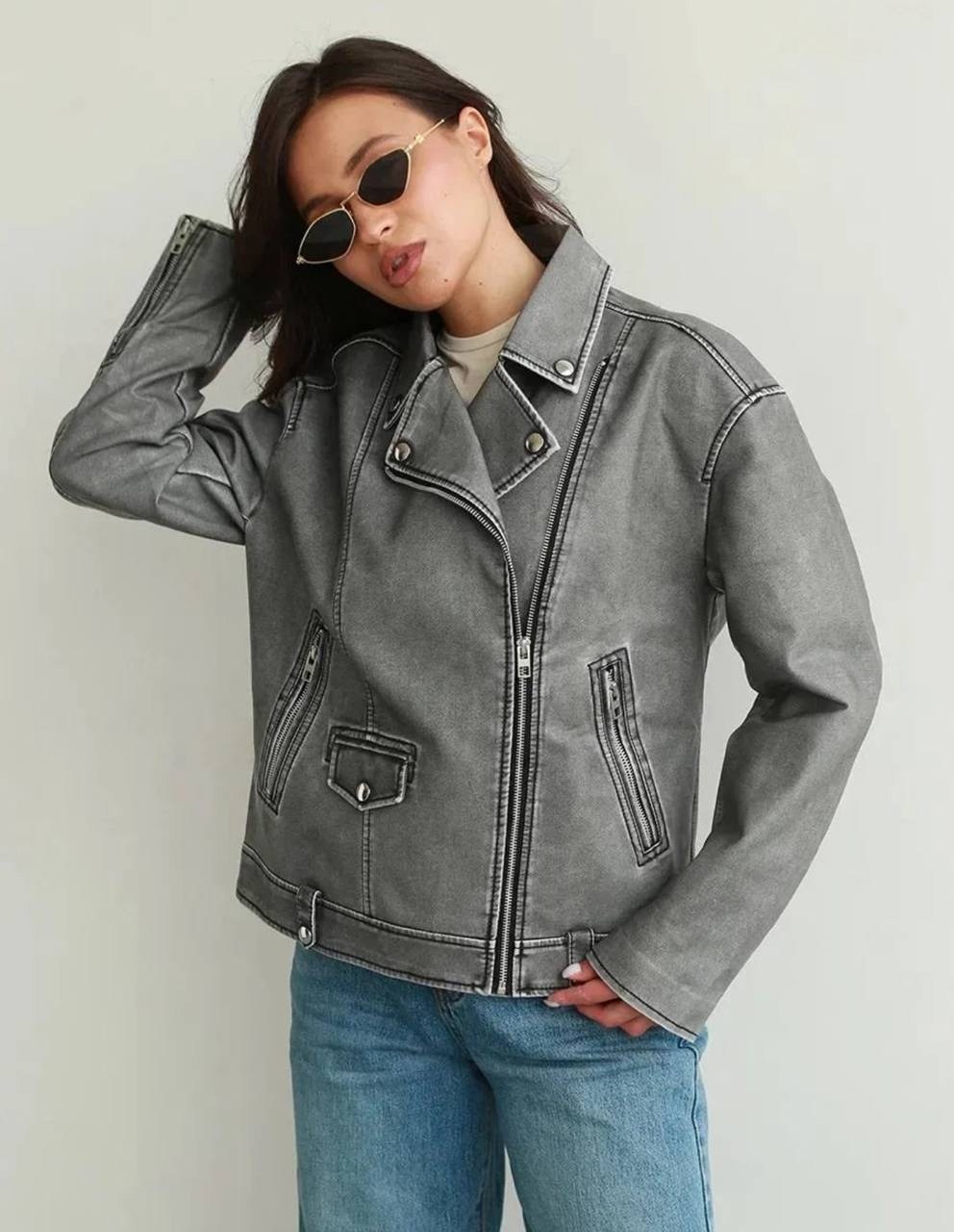 косуха женская куртка кожаная oversize,косуха винтажная куртка кожаная oversize серая monyken,косуха кожаная серая винтажная куртка оверсайз mony,косуха серая винтажная куртка кожаная оверсайз aftfbas